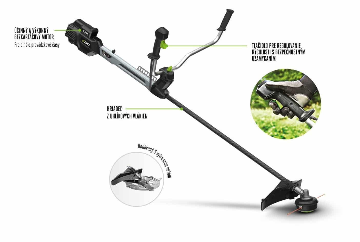 EGO POWER+ Vyžínač/Krovinorez BCX3800